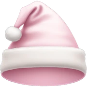 Light pink Santa hat sticker