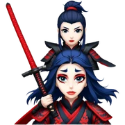 Daring Samurai sticker