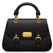 Black handbag  sticker