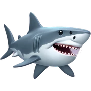 Shark with a top hat💆🏻‍♀️ sticker