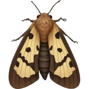 Death moth sticker