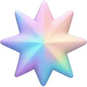 Pastel stars sticker