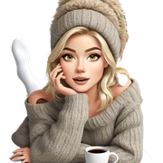 cozy christmas vibe with coffee sticker