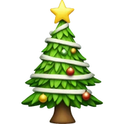 Christmas tree sticker