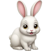 Bunny sticker