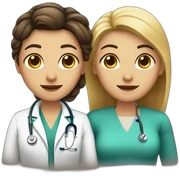 Doctor with her girlfriend sticker