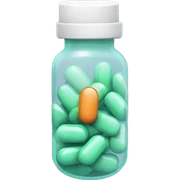 Pill bottle sticker