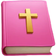 Pink bible sticker