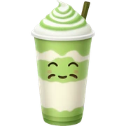 Matcha latte  sticker
