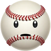 Baseball from inanimate insanity sticker