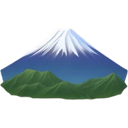 fuji mountain sticker
