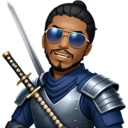 Warrior Samurai sticker