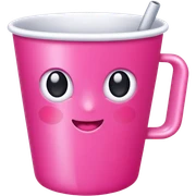 Taza rosada  sticker