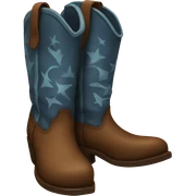 Cowboy boots sticker
