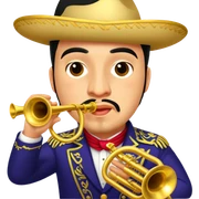 Mariachi Trumpet Player sticker
