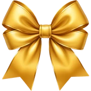 Laço dourado sticker