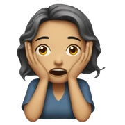 woman crying sticker