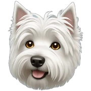 West highland white terrier sticker