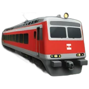 Swiss train sticker