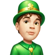Sparkling Leprechaun sticker