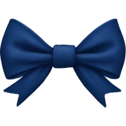 Navy bow  sticker
