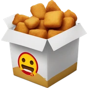 McDonald’s nuggets in box sticker