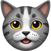 Cat with moustache  sticker