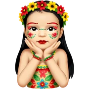 Flower-Crowned Dancer sticker