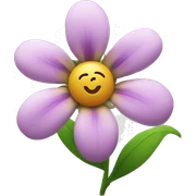 flower with theeth sticker