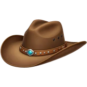 Cowboy hat  sticker