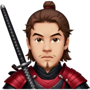 Fierce Samurai sticker