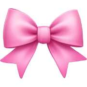 Cute pink bow sticker