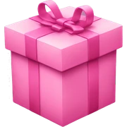 Pink box sticker