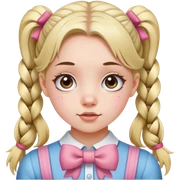 Girly emoji sticker