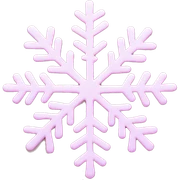 pastel pink snowflake  sticker