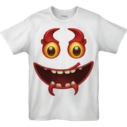 T-shirt with a Picture of satan on it sticker