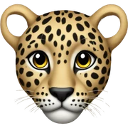 Leopard heart sticker