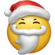 santa tooth sticker