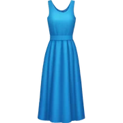 blue dress sticker