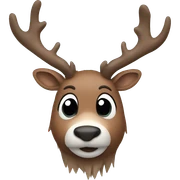 Reindeer sticker