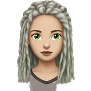 Effy Stonem, portrait, dread-locks, green eyes  sticker
