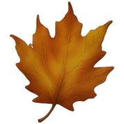 autumn leaf sticker