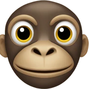 Monkey sticker