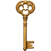 a magical key sticker