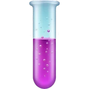 test tube sticker