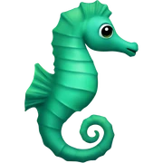 Seahorse sticker