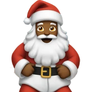Santa sticker