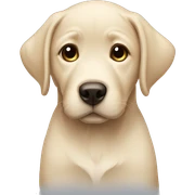 lab puppy sticker