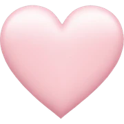 Pastel pink Heart sticker