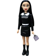  glitter Wednesday Addams.Beach beauty Barbie.full height 1girl sticker